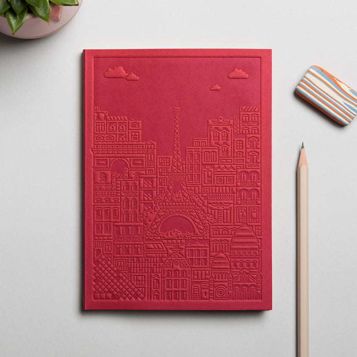 The City Works Paris Notebook in Red