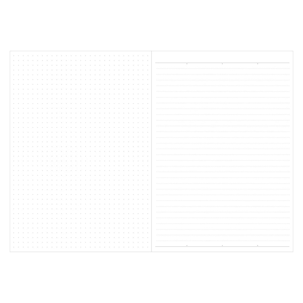 Dot Grid Lined Notebook