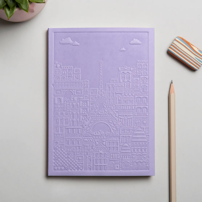 The City Works Paris Notebook in Lavender