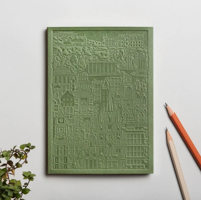 The City Works Edinburgh Notebook in Green