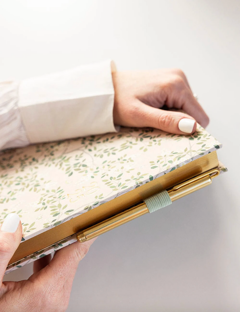 Notepad in White Blossoms