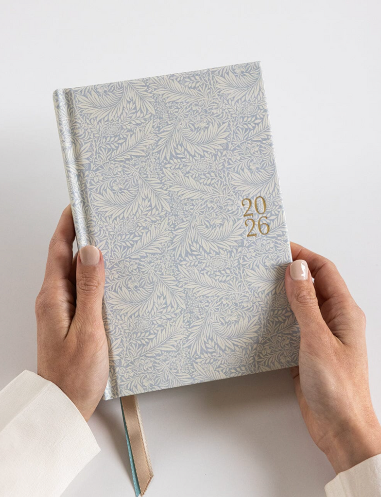 Pre-order: Bespoke Letterpress 2026 Petite Linen Bound Weekly Planner in Dune