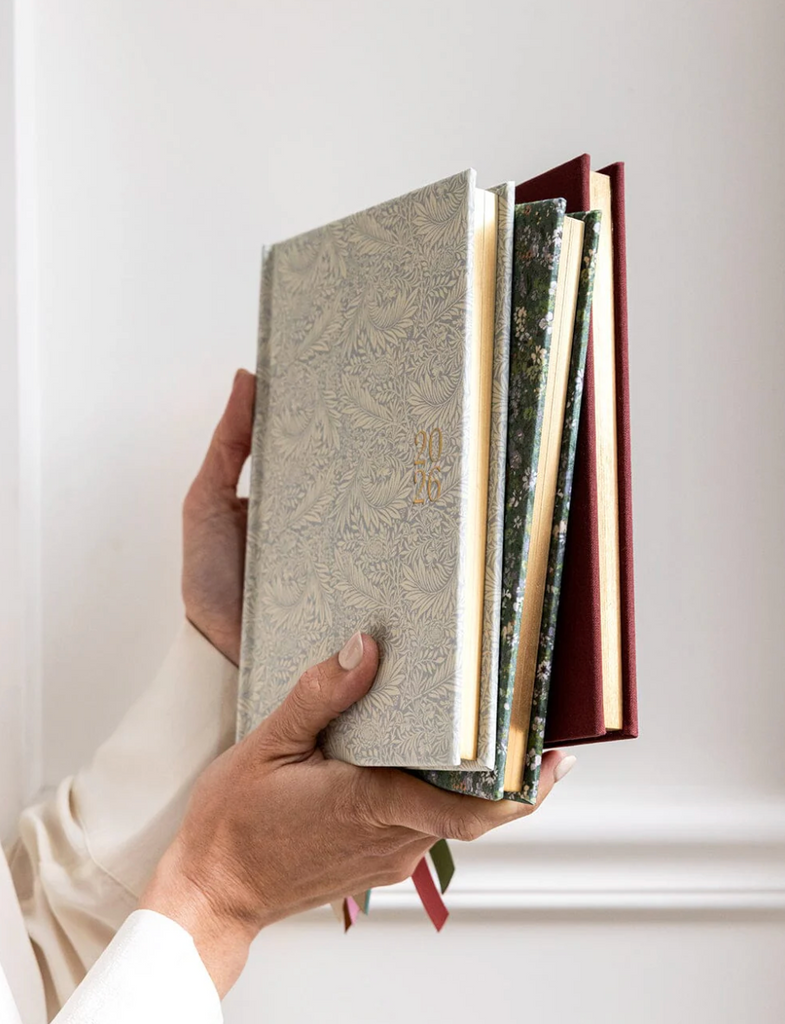 Pre-order: Bespoke Letterpress 2026 Petite Linen Bound Weekly Planner in Dune