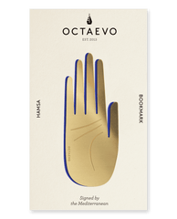 Octaevo Hamsa Metal Bookmark in Brass