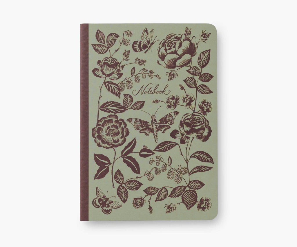 Rifle Paper Co. English Rose Stitched Notebook Set