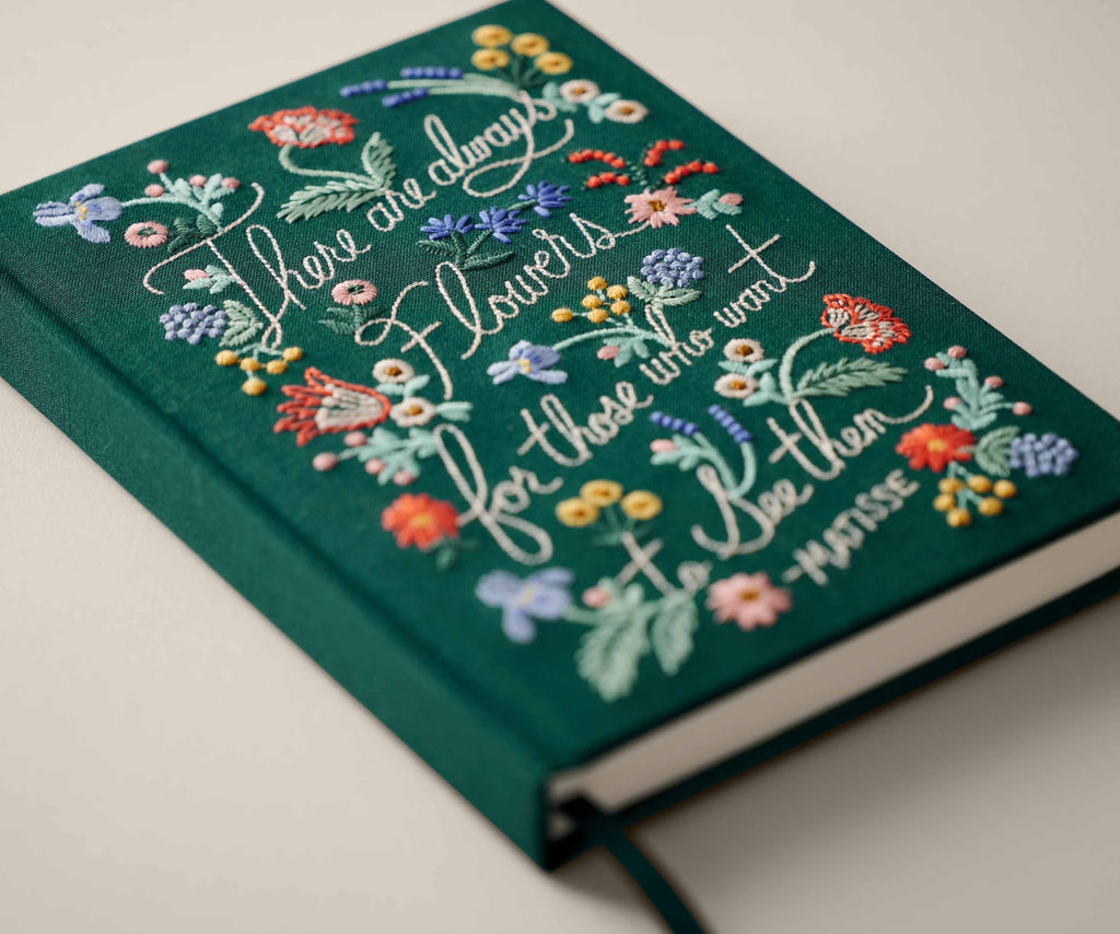 Lineae Embroidered Journal