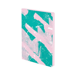 Nuuna Colour Clash Graphic Notebook in Scratched Candy [1 left in stock]