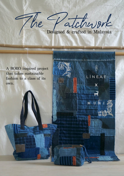 LĪNEAE x MUNI Boro Tote Bag in Indigo – Lineae Arrivals