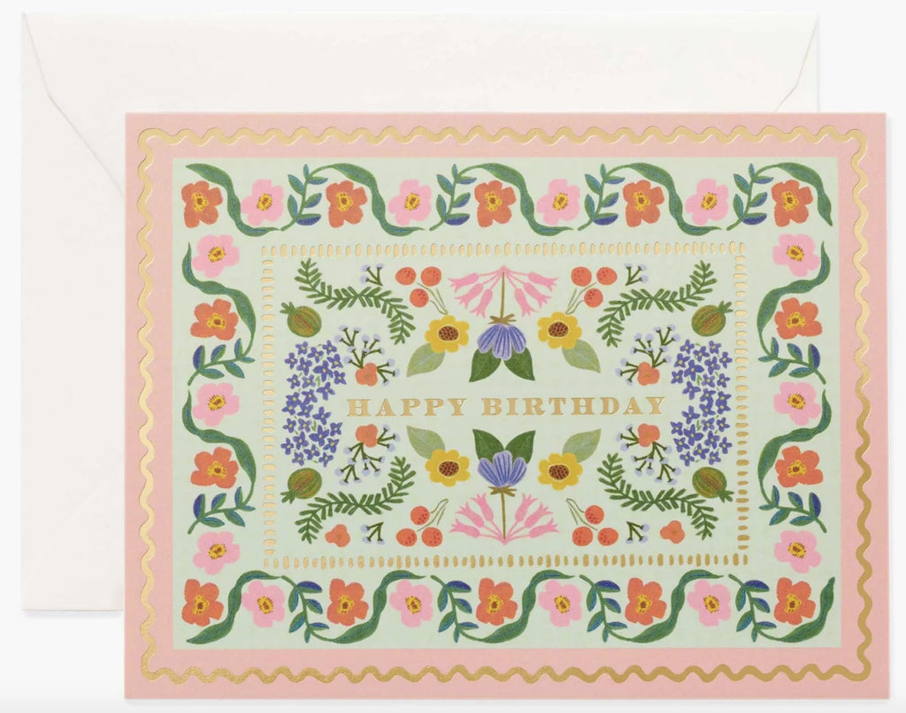 Rifle Paper Co. Sicily Garden Birthday Card