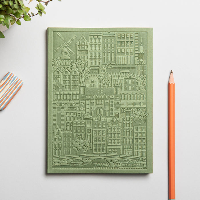 The City Works Amsterdam Notebook in Green
