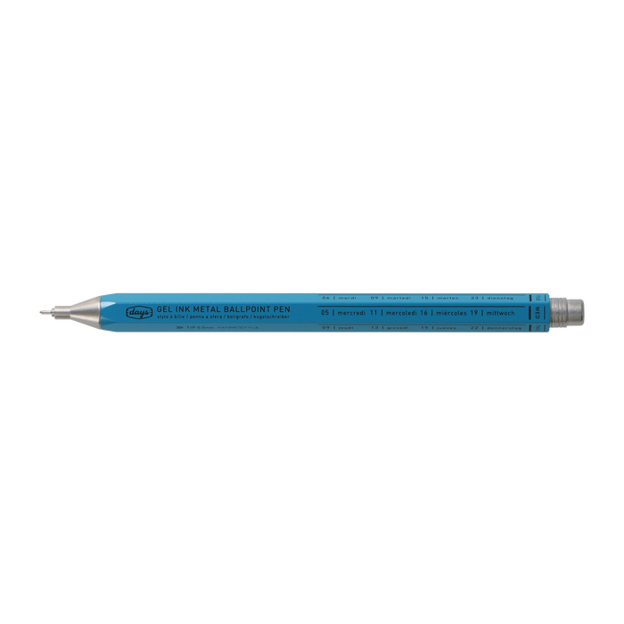 Mark's Days Metal Gel Ink Ballpoint Pen in Blue