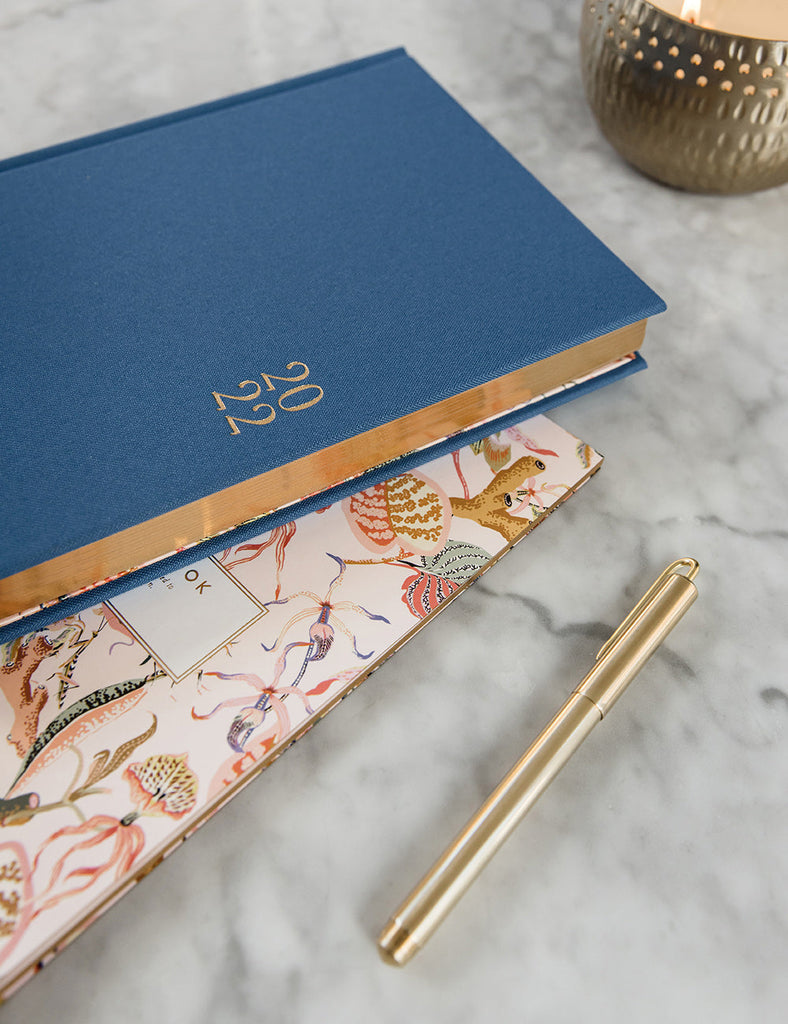 Bespoke Letterpress Cranes Desktop Notebook