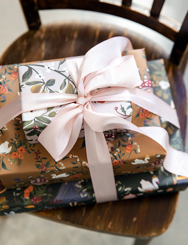 Bespoke Letterpress Pears / Swan Queen Wrapping Sheet