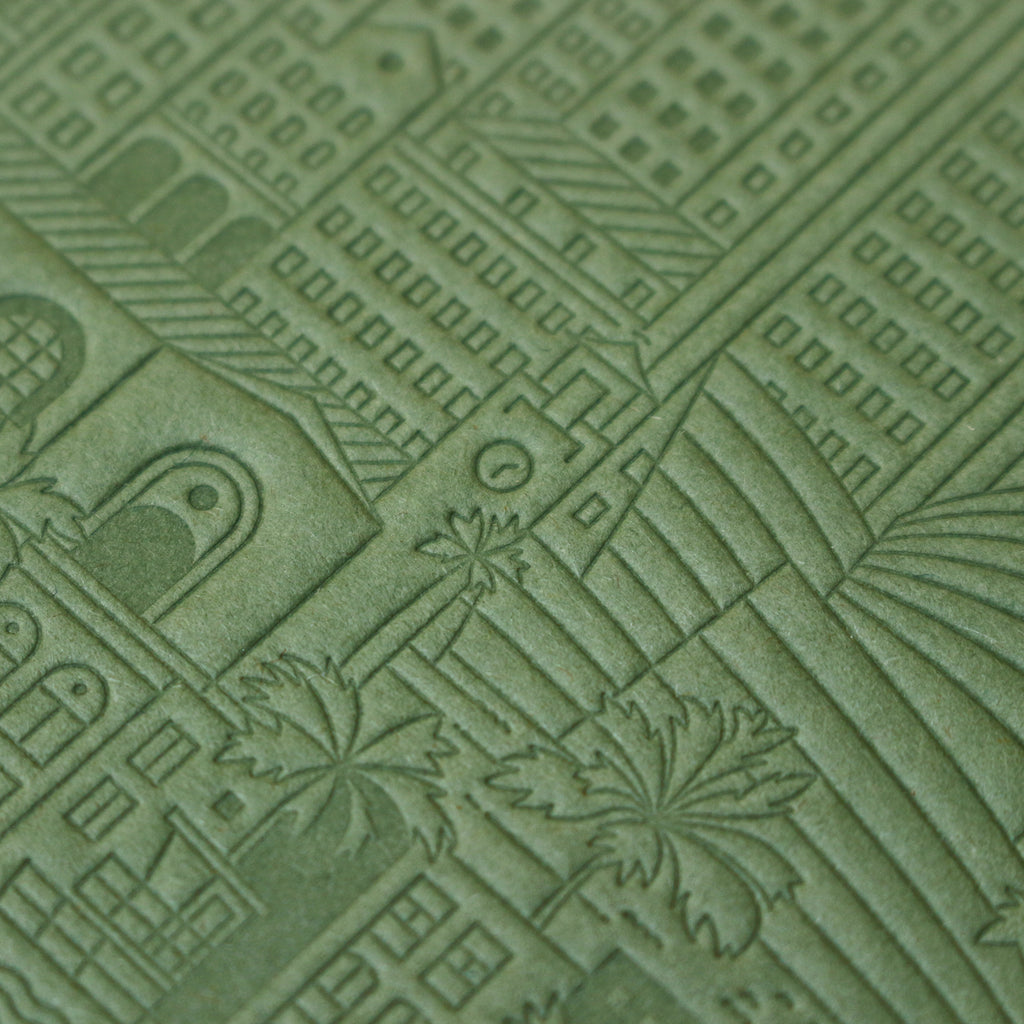 The City Works Los Angeles Notebook in Green