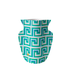 Octaevo Icarus Mini Paper Vase in Green