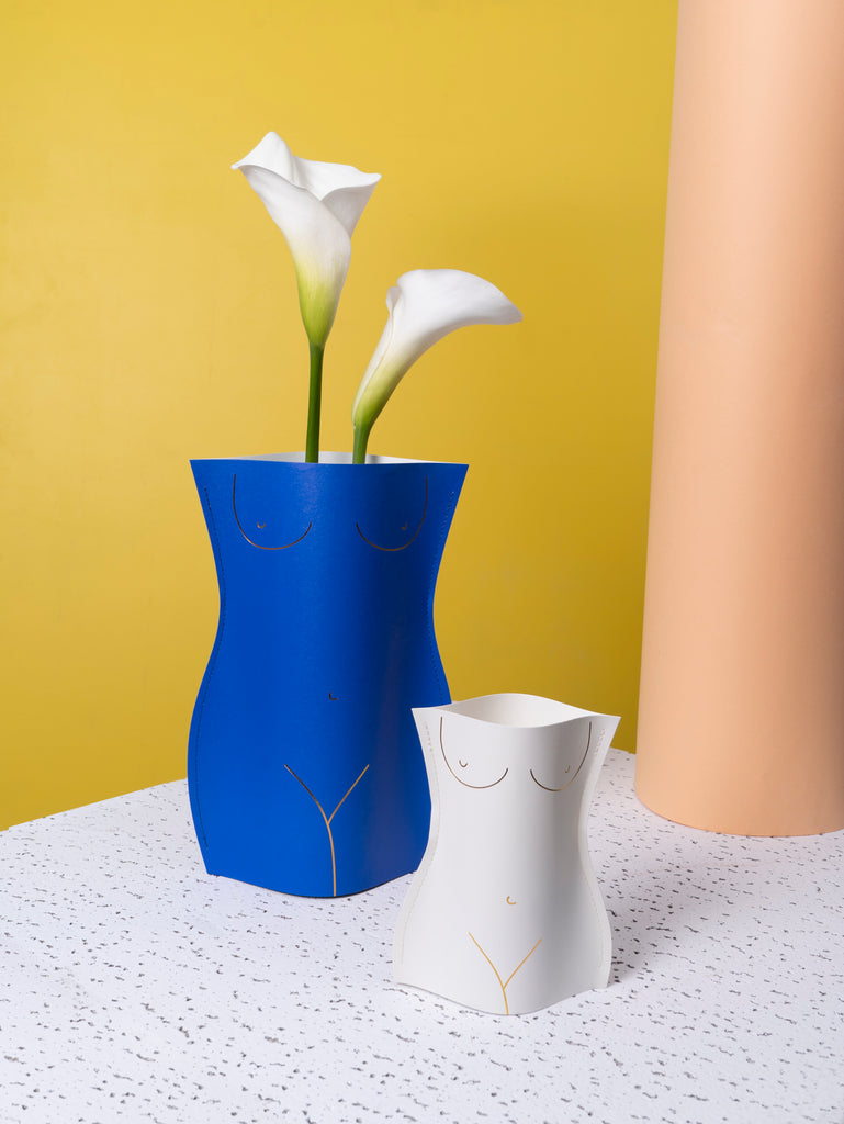 Octaevo Venus Mini Paper Vase in Ivory