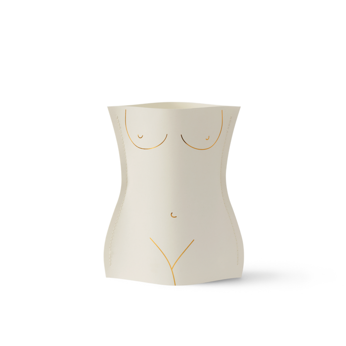 Octaevo Venus Mini Paper Vase in Ivory