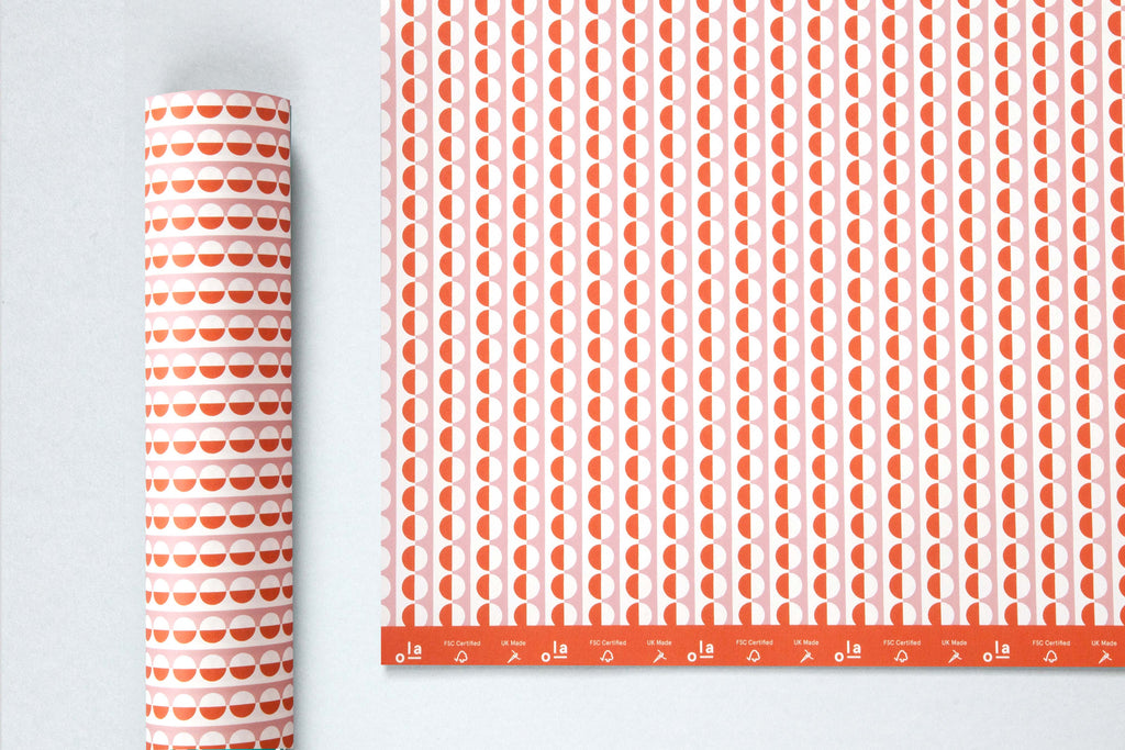 Limited Edition: Ola Sophie Print Patterned Papers in Pink & Orange