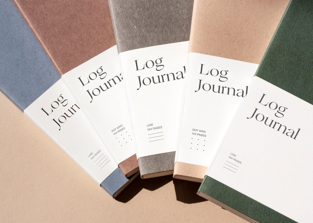 Poi Co. Log Journal in Smoky Grey