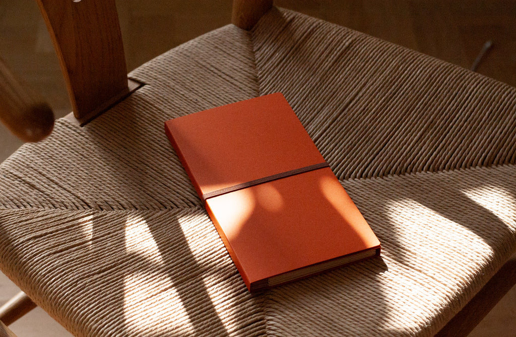 Poi Co. Origami Folder in Vermilion Orange