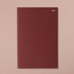 Poi Co. Slim Note in Line/Burgundy [1 left in stock]