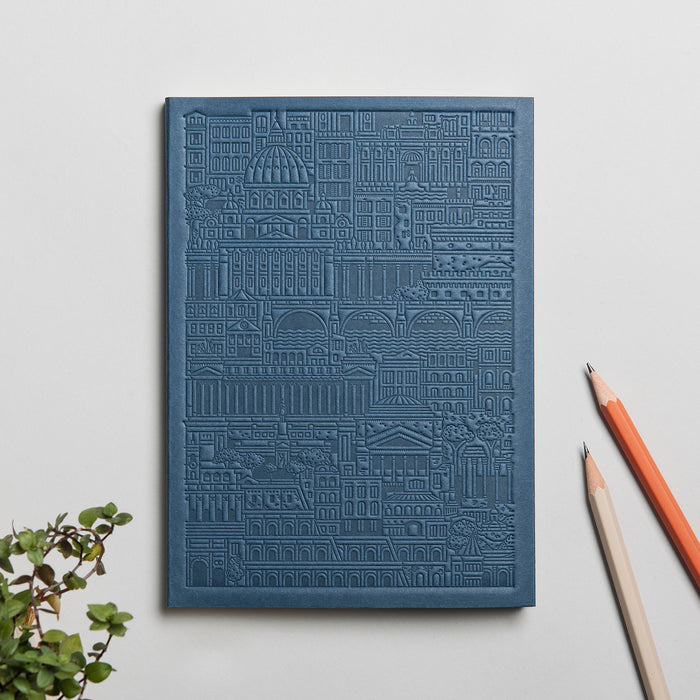The City Works Rome Notebook in Blue