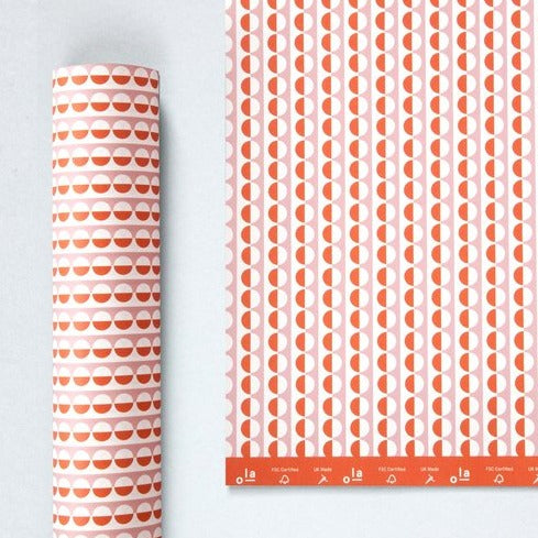 Limited Edition: Ola Sophie Print Patterned Papers in Pink & Orange