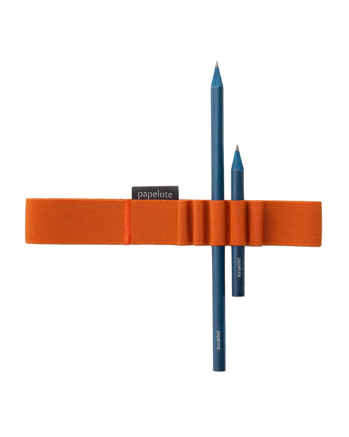 Papelote Elastic Pen Loop A5 in Orangered