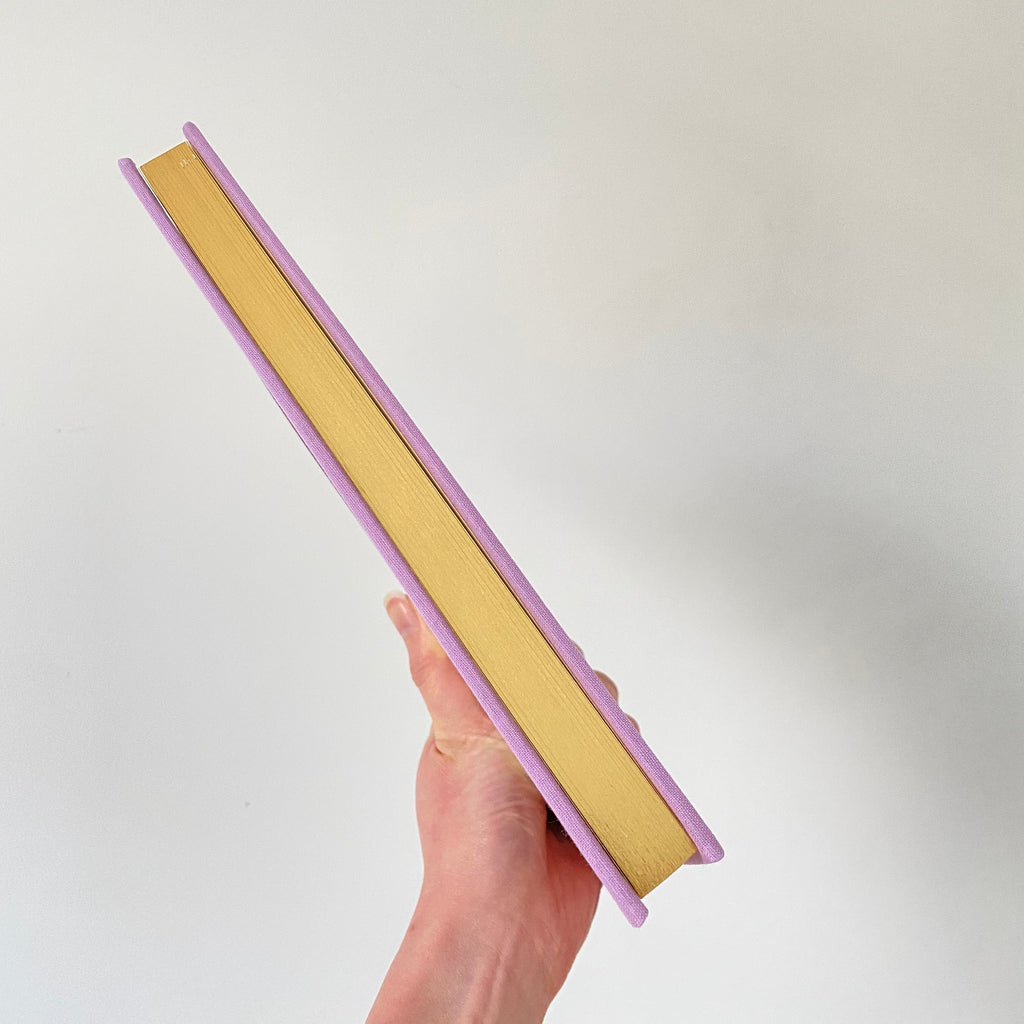 Bespoke Letterpress Linen Bound Journal in Olive