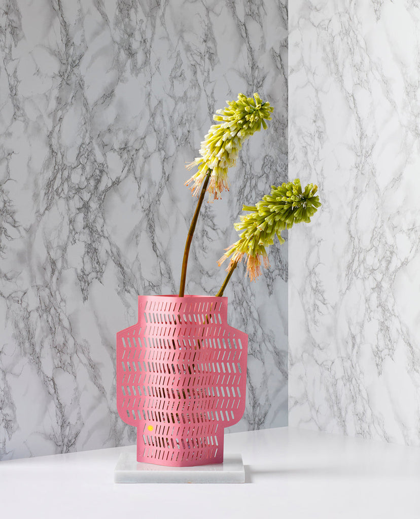 Octaevo Aurea Paper Vase in Pink