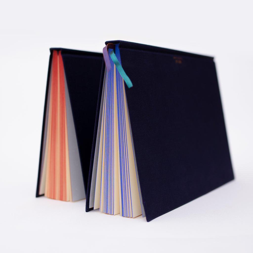 Yamama A5 Side Coloured Notebook in Navy