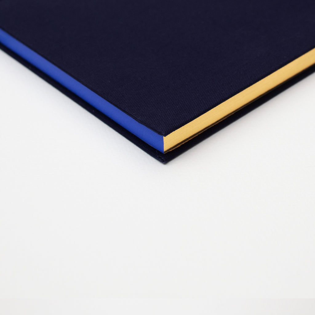 Yamama A5 Side Coloured Notebook in Navy