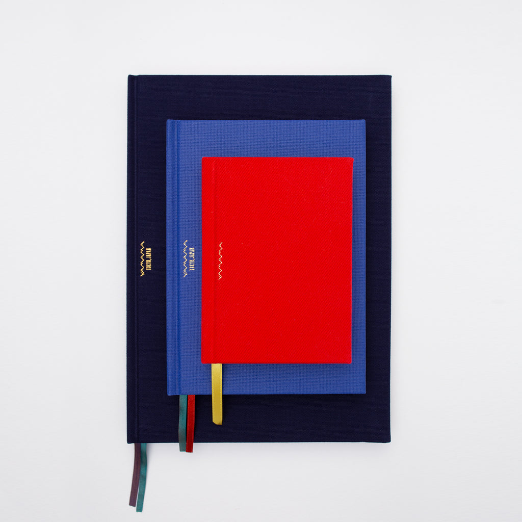 Yamama A5 Side Coloured Notebook in Navy