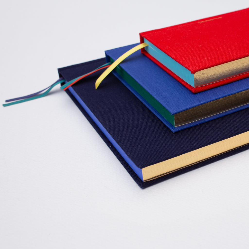 Yamama A5 Side Coloured Notebook in Navy